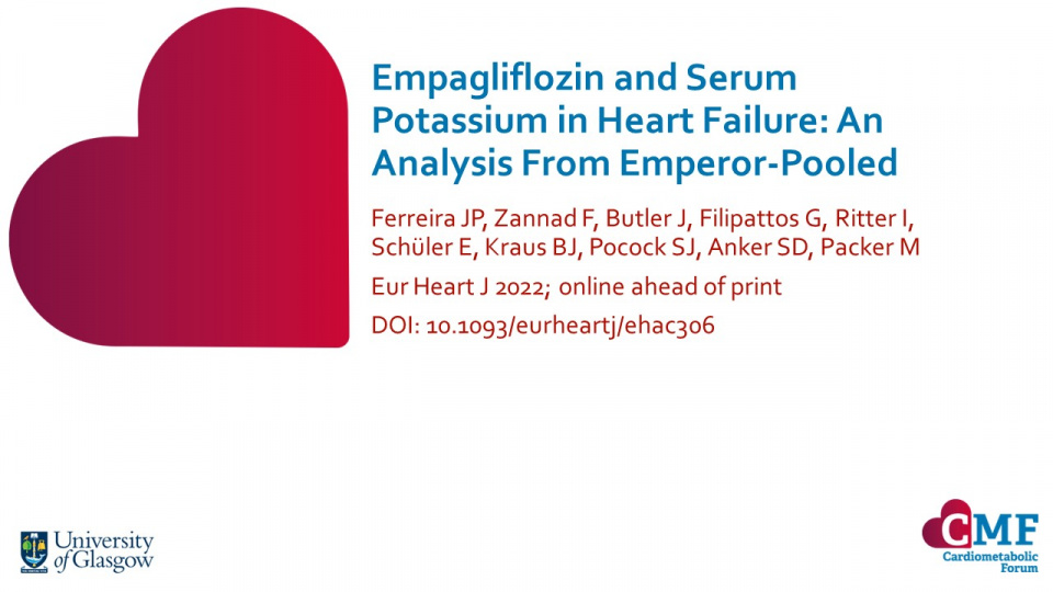 Publication thumbnail: Empagliflozin and Serum Potassium in Heart Failure:  An Analysis From Emperor-Pooled