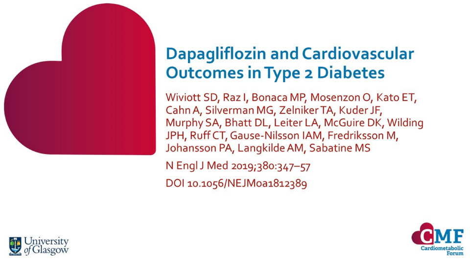 Publication thumbnail: Dapagliflozin and Cardiovascular Outcomes in Type 2 Diabetes